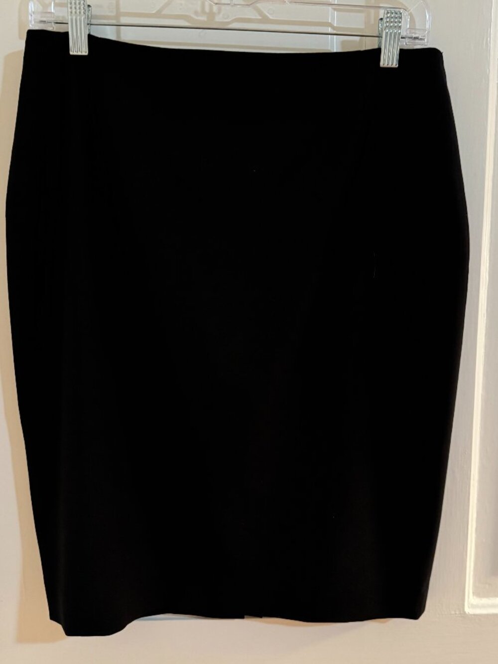 Antonio Melani Black Wool Blend Dress Skirt, Size 6